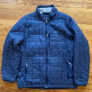Stio Men's Navy Quilted Puffer Jacket